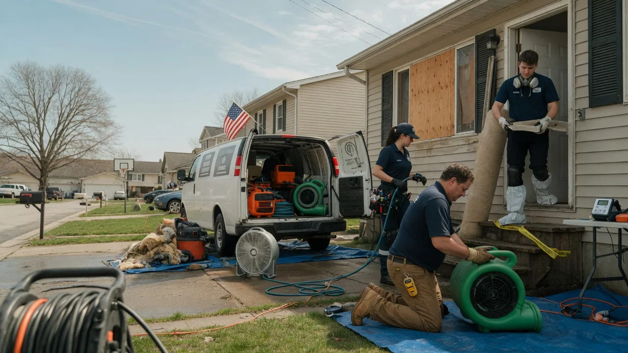 Water Damage Restoration in Burneyville, OK near me